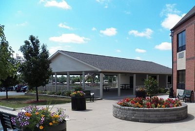 Front entrance of the main building