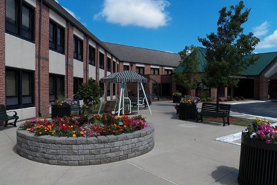 Garden area on the grounds